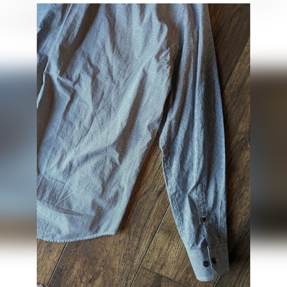 Five Four Poggy The Man Men's Long Sleeve Button Down Shirt Check Print Sz Large - Picture 16 of 16